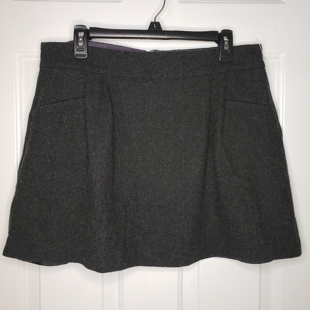 Wool Mini Skirt